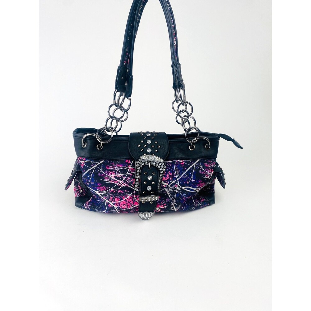 Monte Vista Muddy Girl Pink Camo Concealed Carry Purse Western Bling Handbag